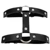Accesorios Divertidos para Parejas Adultas Cinturón de Cuero Blanco y Negro Borla Cuero Pantalones de Cuero Comercio Exterior Ropa para Escenario y Discoteca