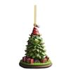Pingente de Árvore de Natal Monstro Cabelo Verde Grinch Transfronteiriço Decoração de Natal Acrílico Criativo Plano Vapor