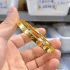 Pulsera Cerrada de Trébol de Cuatro Hojas de la Suerte para Mujer, Mismo Estilo que en Joyerías, Color Duradero, Lujo Ligero, Accesorio de Joyería de Moda y Versátil
