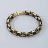 Moda hip-hop europea y americana transfronteriza pulsera de acero inoxidable que no se decolora collar americano para hombre cadena imperial de acero de titanio pulsera para hombre