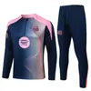2526 Traje de Entrenamiento de Fútbol para Adultos Traje de Entrenamiento de Fútbol Manga Larga Conjunto para Adultos Otoño e Invierno Conjunto de Entrenamiento de Manga Larga para Adultos