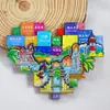2026 Nuevo Modelo Imanes para Refrigerador de Monumentos de Ciudades Chinas Yunnan Shenyang Hong Kong Guangzhou Souvenirs Turísticos Culturales y Creativos