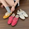 322-3 Otoño 2024 Nuevo Joker Transpirables Ensanchados talla grande Planos Casuales Deportivos Zapatos de Tabla Zapatos de Entrenamiento para Mujer