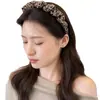 Diadema Retro con Estampado de Leopardo y Dientes Plegados para Mujer, Nuevo Estilo Otoño/Invierno, Diadema Antideslizante, Elegante para Salir, Sujetar el Cabello, Arreglar los Pelos Sueltos