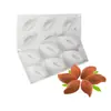 Molde de Silicona para Pastel Mousse Flor en Brote de 6 Piezas, Molde de Chocolate, Pastel de Pétalos DIY, Decoración para Hornear, Suministros de Cocina