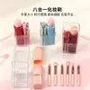 Cepillo de Maquillaje Multifuncional Ocho en Uno Cepillo de Maquillaje Retráctil con Tapa Cepillo Portátil para Rubor Pincel para Sombras de Ojos Mini Cepillos de Maquillaje