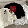 Chaqueta de Béisbol para Niños para Primavera y Otoño, Chaqueta de Motociclista Estilo Americano con un Elegante Diseño Bordado, Top Genial y Moderno para Niños