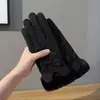Luvas para Mulheres no Inverno, Tela Sensível ao Toque para Ciclismo, Veludo Grosso para Veículo Elétrico, Impermeável, à Prova de Frio, à Prova de Vento, Quentes para Ciclismo, Antiderrapantes
