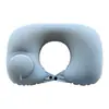 Prensa de Viaje Inflable Almohada en Forma de U Procesamiento Cojín Personalizado Soporte Lumbar Almohada de PVC Almohada Cuadrada Portátil Plegable Ocio al Aire Libre