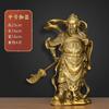 Estátua de Buda Bodhisattva Protetor Weituo de Cobre Fuyoulin para Adoração e Decoração Doméstica