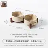 Comedero para mascotas con patrón de mármol transfronterizo con soporte de madera de acacia, cuenco de cerámica para gatos, cuenco para perros, cuenco de agua antiderrames, cuenco de alimentación lenta anticomida