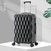 Mala de Viagem com Padrão de Ninho de Pássaro Selecionado Cuidadosamente para Homens e Mulheres, Mala de Viagem com Cadeado de Senha, Mala de Rodinha para Viagem de Exportação, Mala de Couro com Rodas Universais, Moderna e Leve