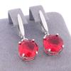 Pendientes clásicos de moda de 12 mm para mujer, de oro rosa, con temperamento geométrico, sencillos, venta al por mayor.