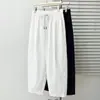 Colección nueva de principios de otoño 2026 para mujer talla grande: pantalones holgados, que favorecen la figura, con cintura de cordón, cinturón elástico, estilo globo, pantalones casuales cortos, estilo 1079