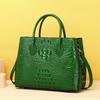 Bolsa de Jardín con Hueso de Patrón de Cocodrilo Bolso de Mano para Mujer Bolso Cruzado de un Solo Hombro para Mujer Venta al por Mayor Silicona con Patrón de Cocodrilo