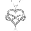 Colección superventas transfronteriza: Collar con Colgante Serie Infinito Eterno, Collar de la Suerte Amor Infinito, joyería para mujer con diseño de nicho