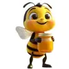 Llavero de Serie de Girasol y Abeja Lindo y Divertido de Amazon Transfronterizo Colgante de Mochila de Margarita Acrílica 2D
