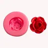 Multicolor Rose Silicone Flip Sugar Mold Bolo Chocolate Decoração Sabão Artesanal Aromaterapia Molde de Gesso