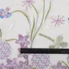 Tecido Bordado em Nylon, Tecido Bordado em Renda, Vestido Floral Elegante para Primavera e Verão, Tecido para Bordado de Figurino de Palco