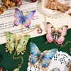 Marcador de Libros Hueco de Metal con Forma de Mariposa, Marcador Inspirador Exquisito y de Alta Gama, Pequeño Regalo para Estudiantes, Recuerdo Cultural y Creativo de Graduación