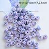 Jingdezhen perlas de cerámica perlas estudiante femenina morado concubina imperial DIY joyería hecha a mano material para abalorios perlas sueltas pulsera de agujero grande