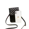 2024 Nueva Bolsa para Teléfono Móvil Guía de Compras Bolso Cruzado Versátil Bolsa para Teléfono Móvil Bolso Pequeño Ligero Bolso Cruzado Vertical con Cadena