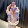 Pingente de Corrente de Celular Coelho Aveludado Pingente de Bolsa para Melhor Amigo Chaveiro Acrílico Presente Pequenos Produtos de Yiwu