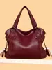 Bolso Retro de Comercio Exterior Transfronterizo para Mujer Nuevo Color Sólido Simple para Viaje de Negocios Gran Capacidad Bolso de Madre Bolso de Hombro Cruzado