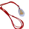 Joyería de oro con incrustaciones de jade, cristal con incrustaciones, oro 999 con incrustaciones, collar con colgante de los 12 signos del zodiaco, fabricantes de colgantes, serpiente