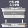 Cubo Rectangular Plano Plegable para Mopa para Uso Doméstico, Cubo para Lavar Mopa, Cubo Exprimidor de Agua, Cubo Individual para Lavado de Autos, Cubeta para Mopa