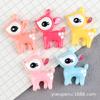 Accesorios de resina con dibujos de ciervos Sika, animales, crema, pegamento, carcasas para teléfonos móviles, bricolaje, agujeros, parches para zapatos