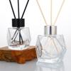 Botella de aromaterapia creativa de 100 ml, sencilla, multifacética, sin fuego, con adornos de aromaterapia, botella de fragancia para sala de estar y dormitorio, botella de vidrio con fragancia.