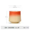 Juego de Tazas de Té de Cerámica con Gradiente de Colores Utensilios de Té Kung Fu Taza de Té Taza de Degustación Bol de Té Taza Individual Regalo