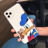 Funda para Teléfono Móvil de Pato Donald para Apple 12Pro iPhone15 Silicona Transparente 11 Dibujos Animados 13 Cobertura Completa 14 Resistente a Caídas