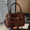 Cross2026 Outono Nova Bolsa de Ombro Único Retro Moda Feminina Sensação Relaxada Grande Capacidade Bolsa de Mão para o Dia a Dia Bolsa Transversal