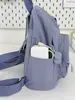 Nova Mochila Casual de Ombro Duplo de Grande Capacidade para Meninas Bolsa Tendência em Tecido de Nylon Mochila Versátil Multifuncional Bolsa de Ombro Duplo para Mulheres para o Dia a Dia