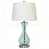 Lámpara de Mesa Cerámica Transparente Retro Estilo Europeo, Lámpara Decorativa de Lujo Ligero, Luz Nocturna Ambiental para Escritorio de Habitación, Lámpara Europea al por Mayor