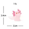 Ornamentos de Paisagismo para Aquário, Micro-Paisagem, Decorações Hexagonais Luminosas de Peixe Dragão, Resina com Musgo, Pequenas Decorações de Natal para Mesa