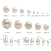 ABS Bege moagem de água destaque moldado imitação de pérola diy acessórios de joias pulseira feita à mão colar pingente grampo de cabelo