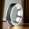Anillo de Acero Inoxidable de Moda 4-6 mm para Mujer Estilo Pequeño Fragante con Goteo de Aceite Simple Japonés y Coreano Anillo de Pareja de Acero de Titanio Venta Caliente Transfronteriza