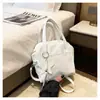 Bolsa de Mão em Couro Encerado Retrô, Design de Nicho, Bolsa Grande para o Dia a Dia para Mulheres, Nova Bolsa de Mão e Bolsa Transversal de Alta Qualidade