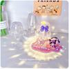 Kit Artesanal de Luz Noturna DIY para Barracas de Mercado, Kit de Material para Abajur de Mesa Pequeno Decorativo, Luz Ambiente, Luz LED, Luz Noturna que Brilha no Escuro