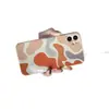 Capa Estilo Nicho Retrô com Padrão Colorido Adequada para Apple 11 iPhone 16/15/14/13/17 Anti-Queda X