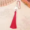 Colgante de Borla Larga de Vinagre Conejo de Jade Blanco de Mediados de Otoño Colgante de Bolsita Estilo Antiguo DIY Bolsas Accesorios Hanfu Venta al por Mayor