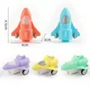 Brinquedo de Carro de Puxar Transfronteiriço Gashapon Presente Presente de Açúcar Veículo de Engenharia Carro Dinossauro Atacado Presente de Feriado