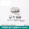 Conector de Tubería Expandido de Acero Inoxidable 304, Conector de Tubería de Cobre Expandido, Terminal Recto de Cobre Expandido con Rosca Exterior