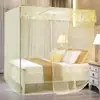Mosquitero para Habitación de Casa, Estilo Palacio Tradicional de Pie para Verano, Marco, Puerta Única Cifrada Fija, Nuevo Modelo 2023, Cifrado