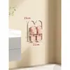 Estante para Pantuflas, Puerta de Tocador, Estante de Zapatos con Drenaje para Montar en la Pared, Entrada Baño Pared Estante de Zapatos de Múltiples Niveles