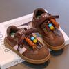 2025 Primavera e Outono Novo Estilo Sapatos Morais Médios e Grandes para Crianças, Sapatos Casuais, Tênis Morais Versáteis Clássicos Antiderrapantes com Solado Macio
