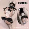 Lingerie sexy para dormir, conjunto sedutor de saia curta JK de colegial, tentação para busto pequeno, uniforme qqny, pijamas provocantes para mulheres
